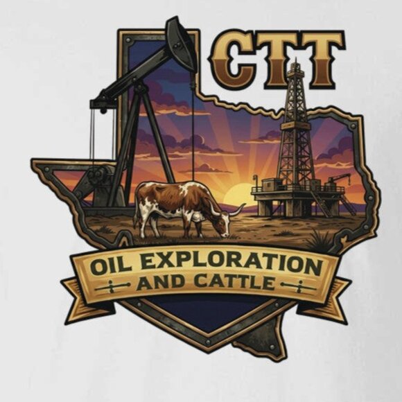 CTT Oil Exploration And Cattle Unisex Shirt - Picture 2 of 5